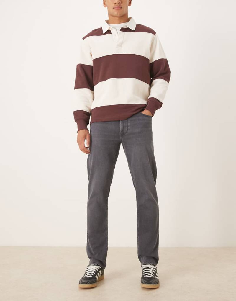 Mango - Patrick - Slim-Fit-Jeans mit hohem Baumwollanteil in Grau von Mango