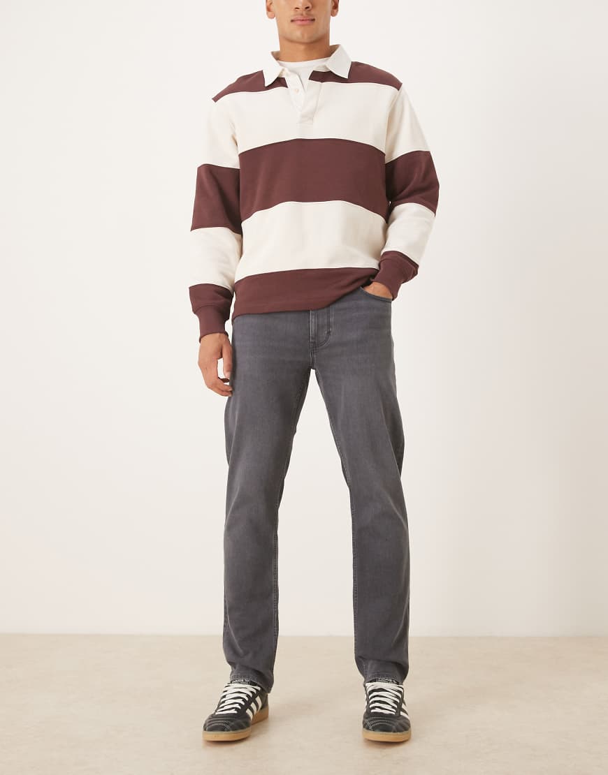 Mango - Patrick - Slim-Fit-Jeans mit hohem Baumwollanteil in Grau von Mango