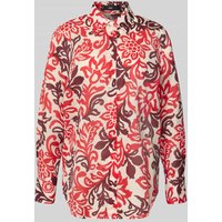 Mango Regular Fit Bluse im Allover-Look Modell 'JULIA' in Rot, Größe M von Mango