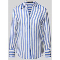 Mango Regular Fit Bluse mit Umlegekragen Modell 'CLARIET' in Royal, Größe M von Mango