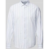 Mango Regular Fit Freizeithemd mit Knopfleiste Modell 'ALCUDIA' in Hellblau, Größe S von Mango