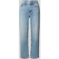 Mango Regular Fit Jeans mit Eingrifftaschen Modell 'BLANCA' in Jeansblau, Größe 40 von Mango