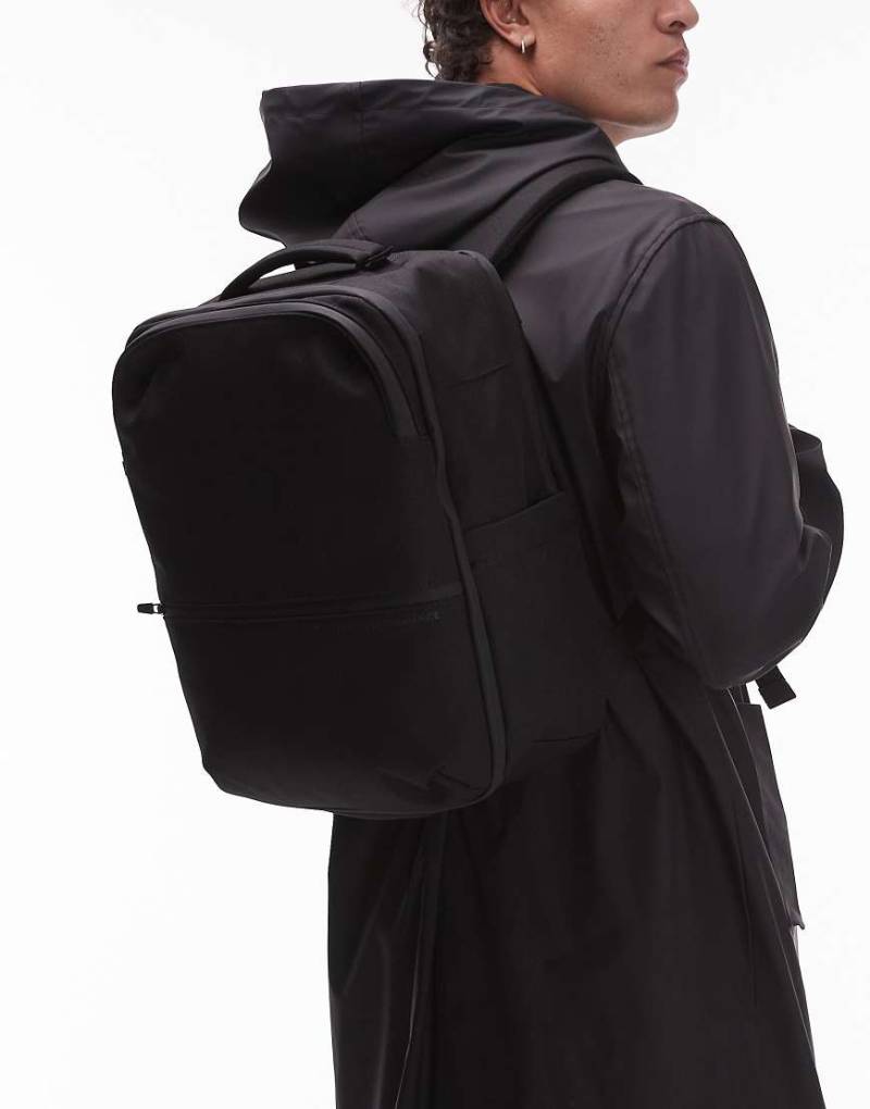 Mango - Reise-Rucksack in Schwarz mit mehreren Taschen von Mango