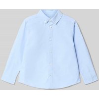 Mango Relaxed Fit Hemd mit Button-Down-Kragen Modell 'Oxford' in Bleu, Größe 128 von Mango