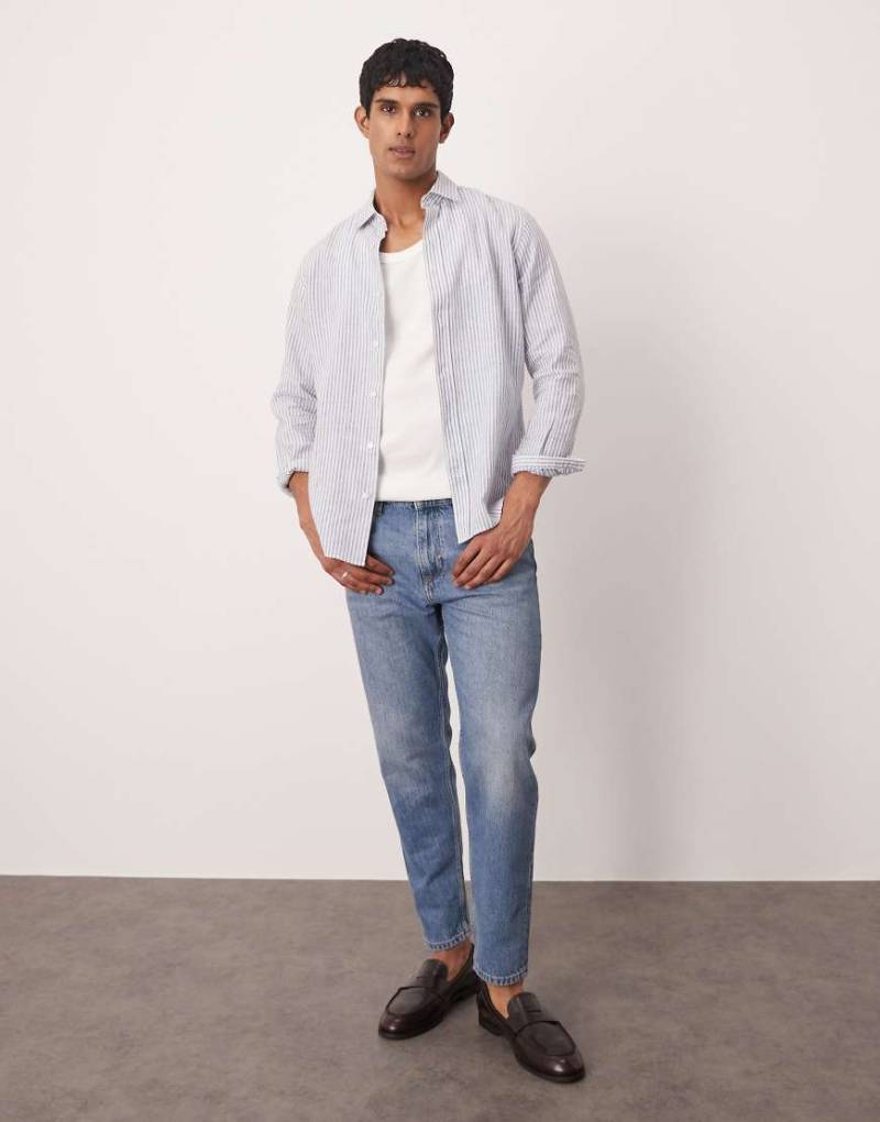 Mango - Sammy - Slim-Fit-Jeans in Mittelblau von Mango