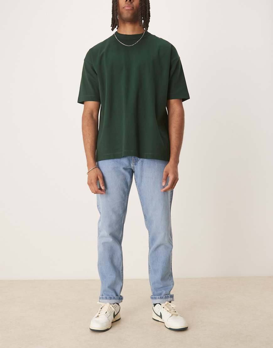 Mango - Schmal zulaufende Jeans in Hellblau von Mango