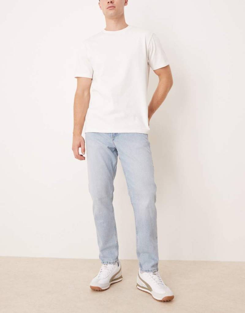 Mango - Schmal zulaufende Jeans in Hellblau von Mango