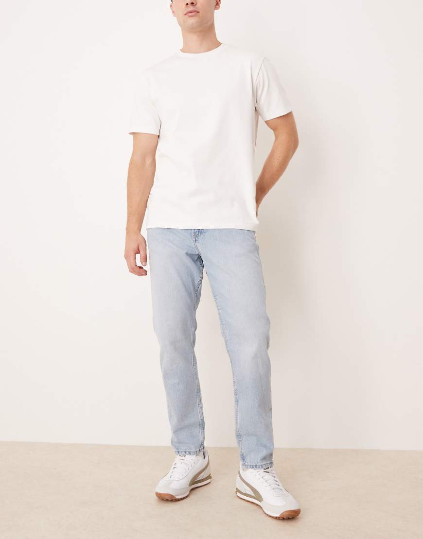 Mango - Schmal zulaufende Jeans in Hellblau von Mango