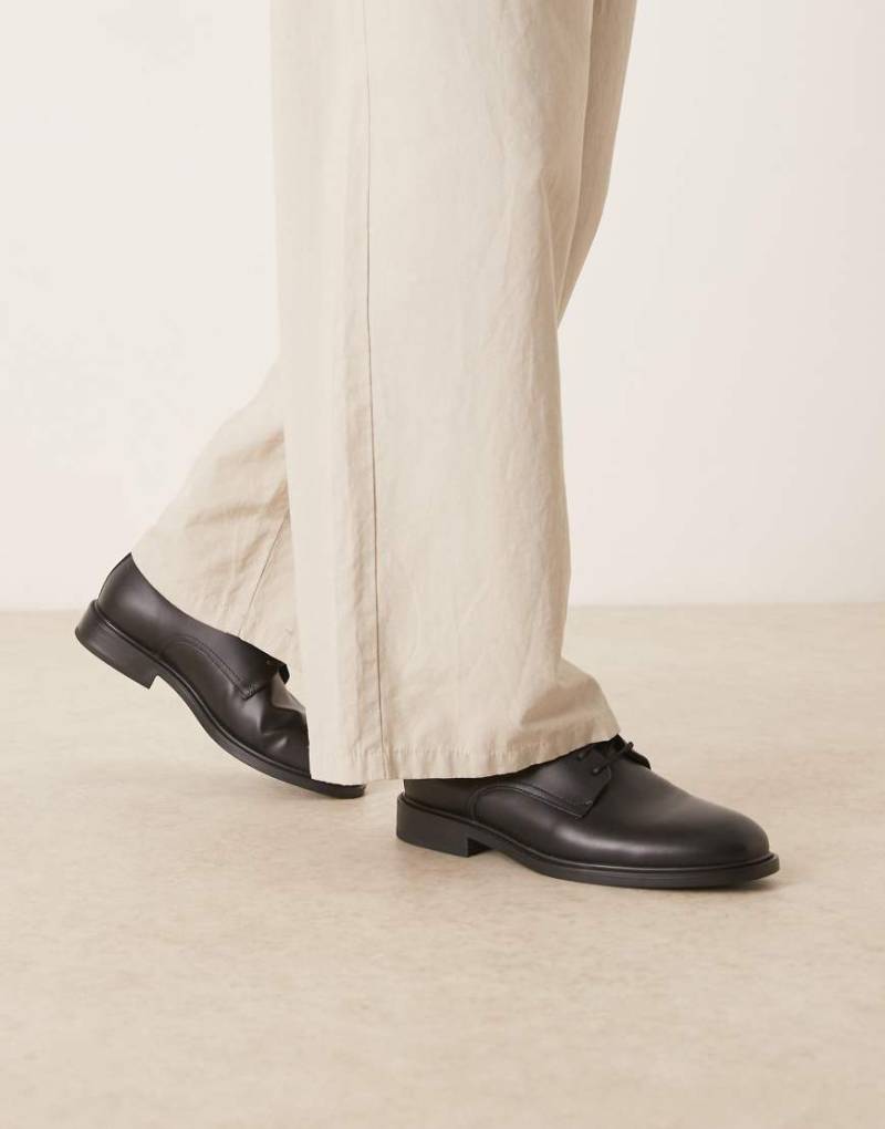 Mango - Schuhe aus Leder im Budapester-Stil in Schwarz von Mango