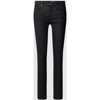 Mango Skinny Fit Jeans im 5-Pocket-Design Modell 'PUSHUP' in Black, Größe 36 von Mango