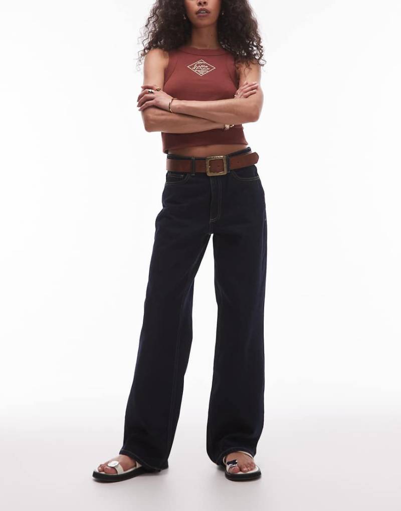 Mango - Cecilia - Slim-Fit-Jeans in Dunkelblau von Mango