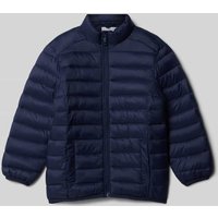 Mango Steppjacke mit Eingrifftaschen Modell 'unico' in Marine, Größe 122 von Mango