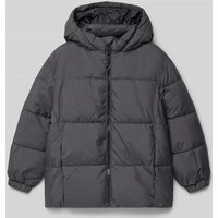 Mango Steppjacke mit Reißverschluss Modell 'america' in Graphit, Größe 146 von Mango