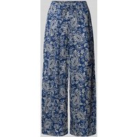 Mango Stoffhose mit elastischem Bund Modell 'NEMO' in Hellblau, Größe L von Mango