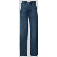 Mango Straight Fit Jeans im Used-Look Modell 'MIAMI' in Dunkelblau, Größe 42 Mango Straight Fit Jeans im Used-Look Modell 'MIAMI' in Dunkelblau, Größe 42 von Mango