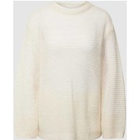 Mango Strickpullover im semitransparenten Design Modell 'GRUMPI' in Offwhite, Größe M von Mango