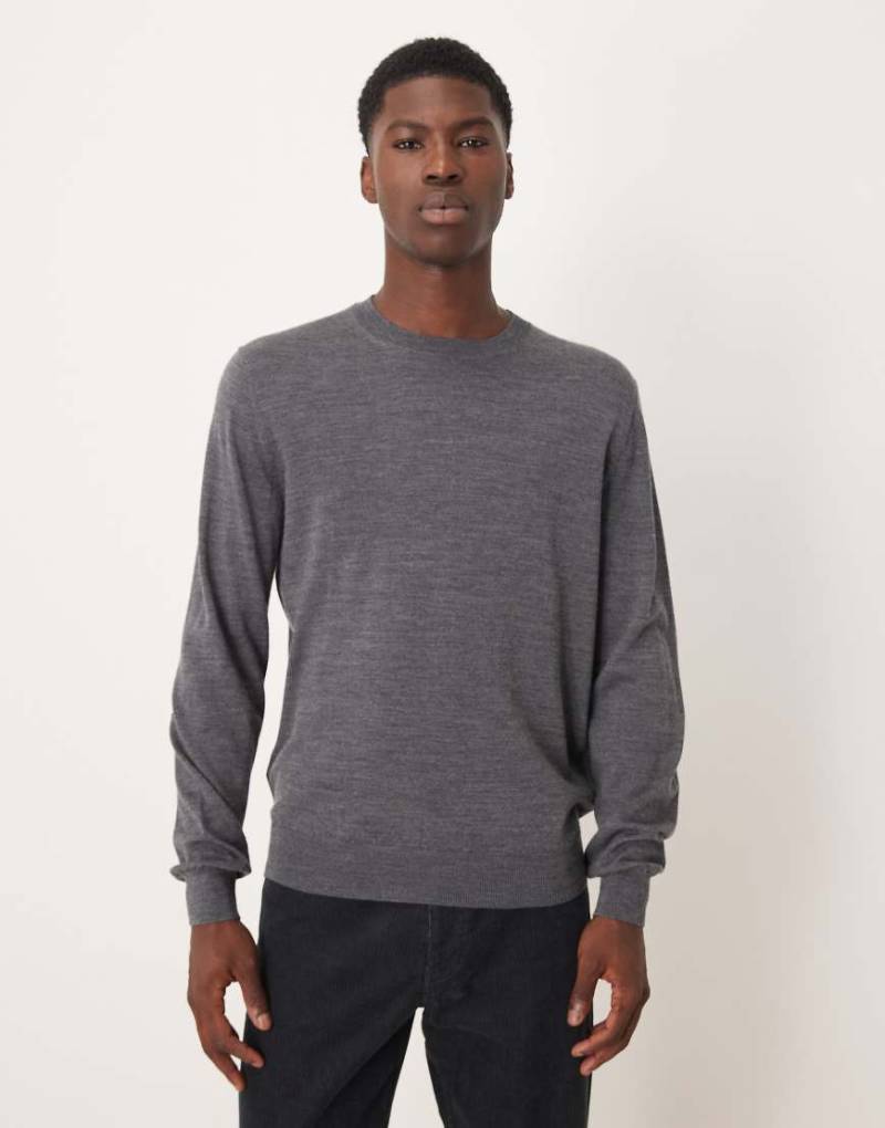 Mango - Strickpullover aus 100% Wolle in Dunkelgrau von Mango