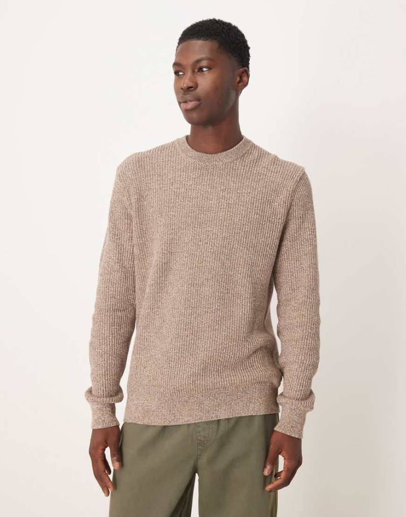 Mango - Strickpullover in Stein-Neutral von Mango