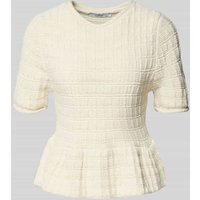 Mango Strickpullover mit 1/2-Arm Modell 'DOLL' in Offwhite, Größe L Mango Strickpullover mit 1/2-Arm Modell 'DOLL' in Offwhite, Größe L von Mango
