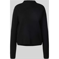 Mango Strickpullover mit Stehkragen Modell 'CHIMNEY' in Black, Größe L von Mango
