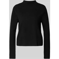Mango Strickpullover mit Stehkragen Modell 'CHIMNEYB' in Black, Größe M von Mango