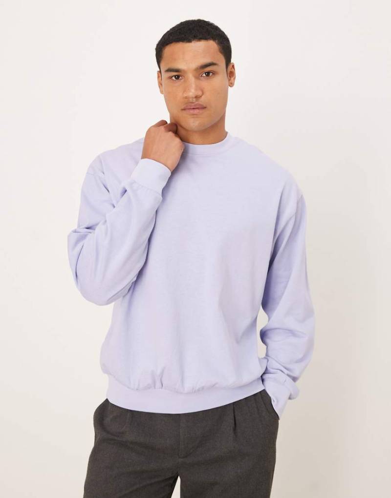 Mango - Sweatshirt aus Baumwolle in Blassblau von Mango