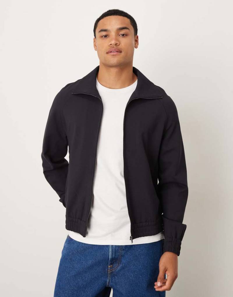 Mango - Sweatshirt in Marineblau mit Reißverschluss von Mango