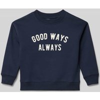 Mango Sweatshirt mit Rundhalsausschnitt Modell 'always' in Marine, Größe 116 von Mango