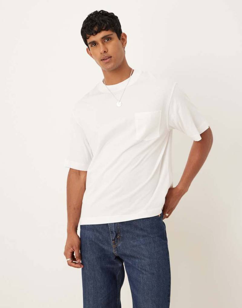 Mango - T-Shirt aus Baumwolle in Natur-Neutral von Mango