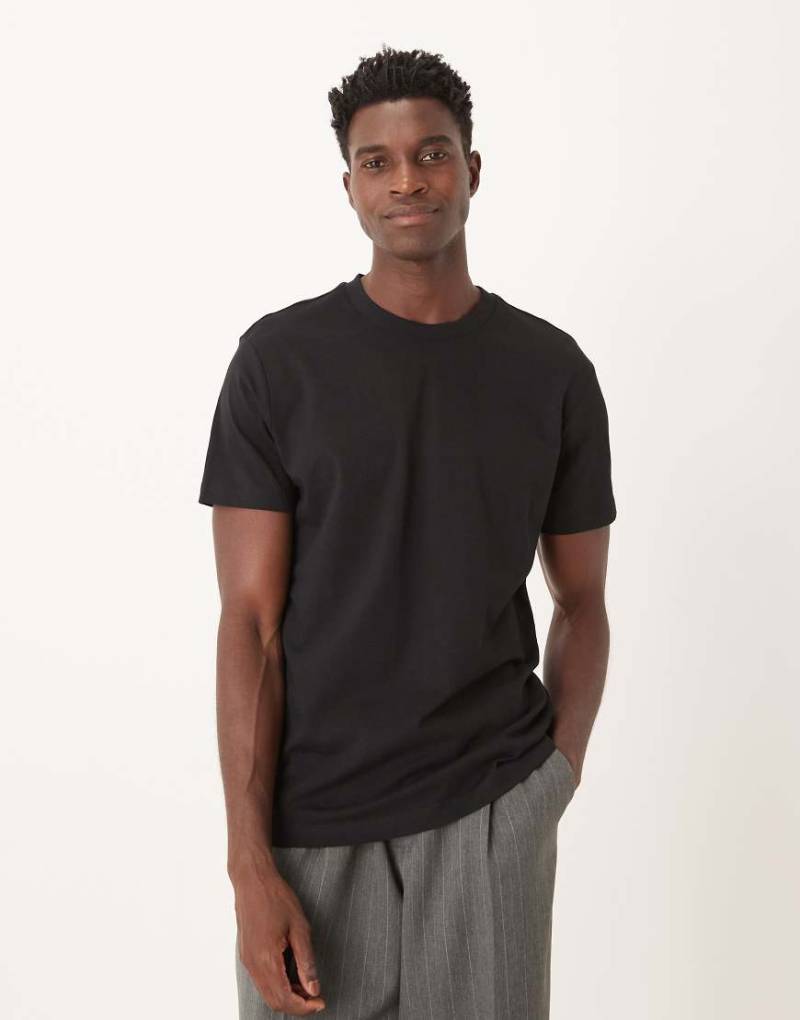 Mango - T-Shirt aus 100% Baumwolle in Schwarz von Mango