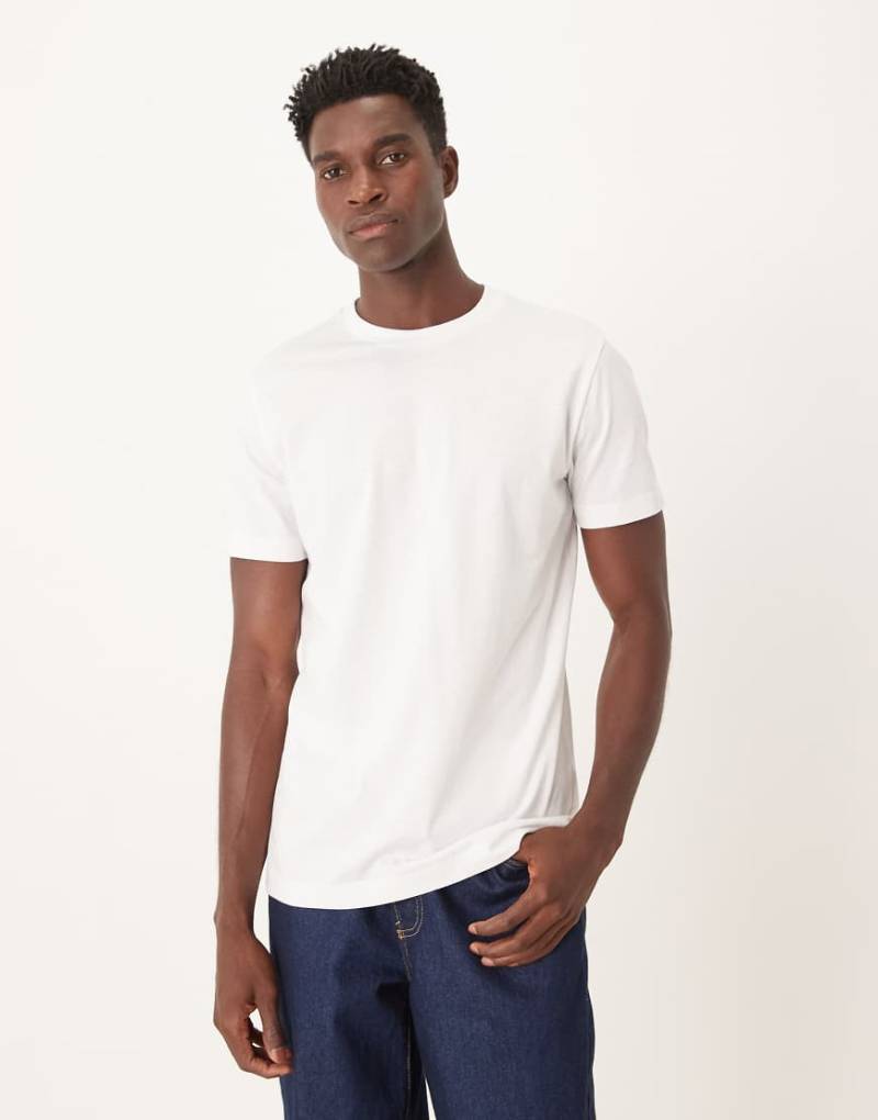 Mango - T-Shirt aus 100% Baumwolle in Weiß von Mango