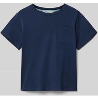 Mango T-Shirt mit Brusttasche in Marine, Größe 116 von Mango