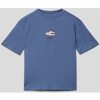 Mango T-Shirt mit Motiv-Print in Blau, Größe 140 von Mango