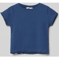 Mango T-Shirt mit Rüschen in Blau, Größe 140 von Mango