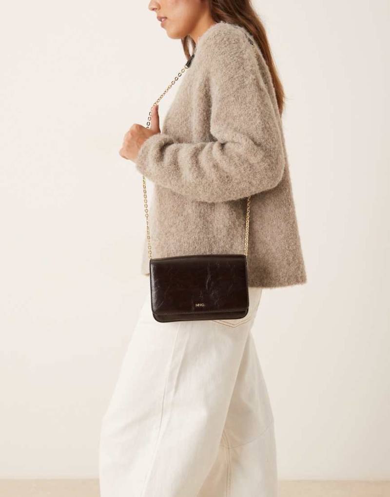 Mango - Umhängetasche in Kirschrot von Mango