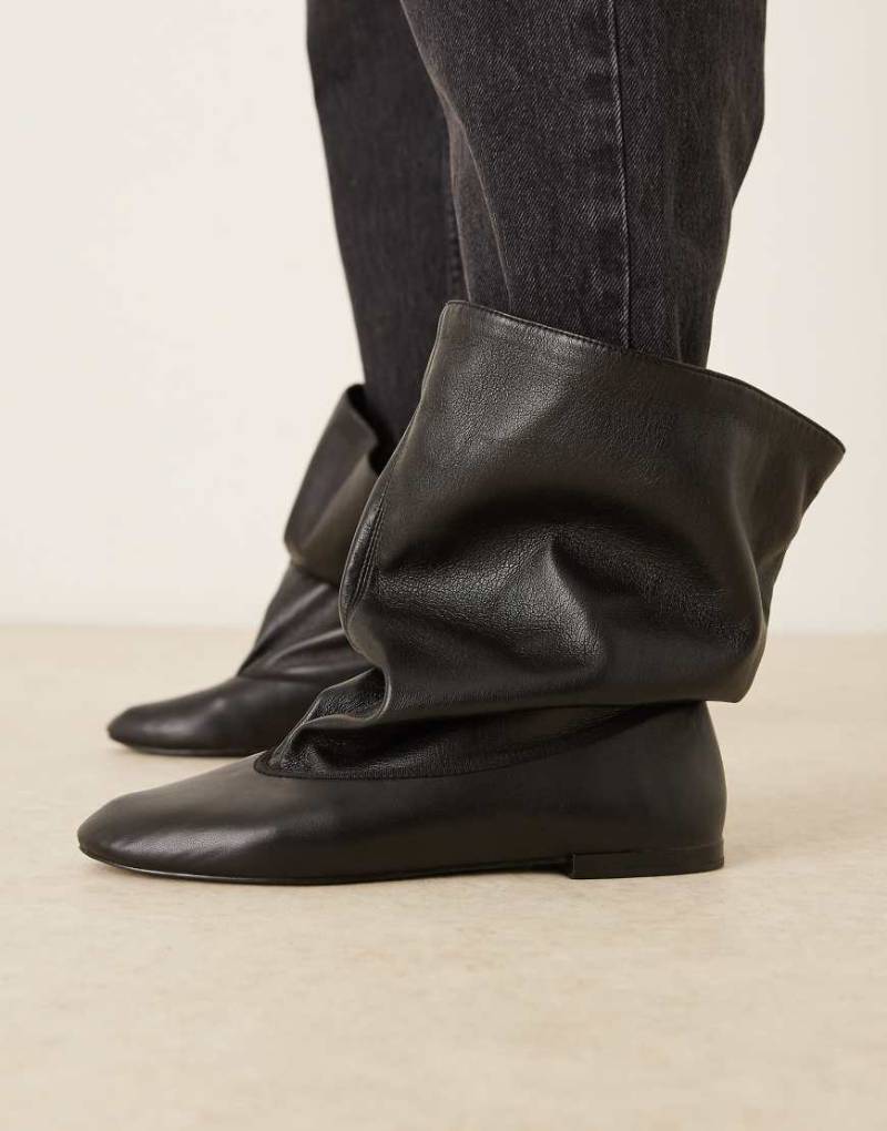 Mango - Weite Ankle-Boots in Schwarz Mango - Weite Ankle-Boots in Schwarz von Mango
