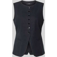 Mango Weste mit Rundhalsausschnitt Modell 'GRETA' in Black, Größe XL von Mango