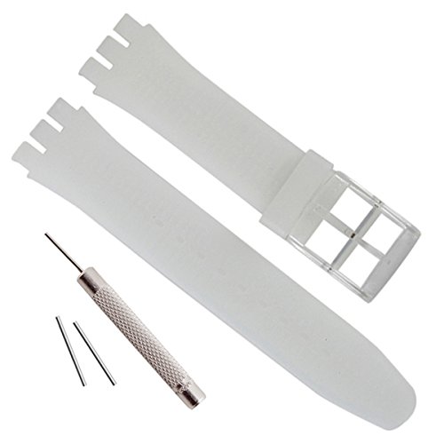 Ultradünne Swatch Ersatz 16 mm Uhrenarmband Wasserfest Silikon Gummi Watch Band Translucence Ultradünne Swatch Ersatz 16 mm Uhrenarmband Wasserfest Silikon Gummi Watch Band Translucence von GreenOlive