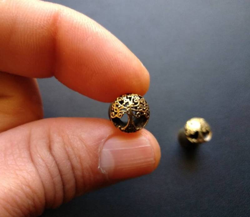 Baum Des Lebens Messing-Ohrstecker - Größe 6 Mm 2 Ga 8 0 10 00 Gestreckte Ohren Heilige Geometrie Körpermodifikation Unisex Ohr-Expander von MangoPurpleJewels