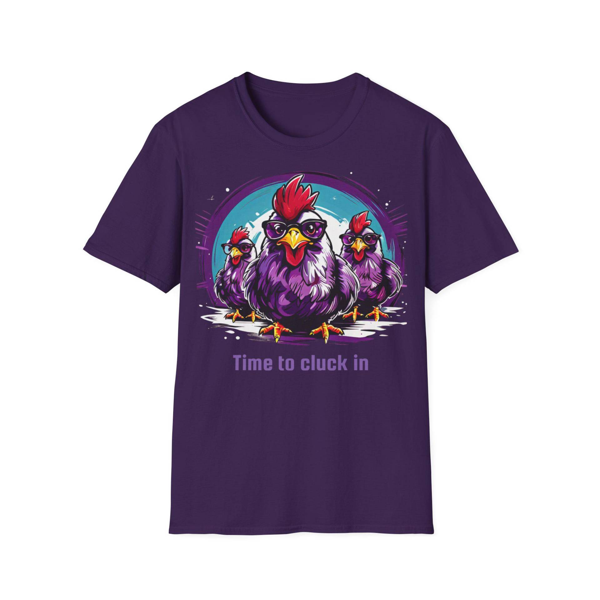 Unisex Softstyle T-Shirt Time To Cluck In Unisex Softstyle T-Shirt Time To Cluck In von MangoshopGermany