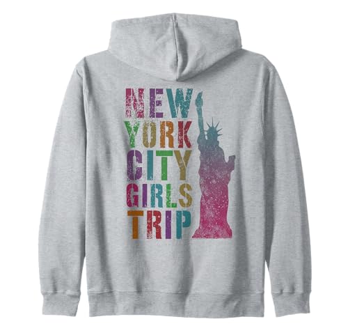 Pink NYC GIRLS TRIP NEW YORK CITY Summer Besties NY Family Kapuzenjacke von Manhattan Brooklyn 2025 Vacation Squad
