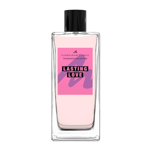 Manhattan Lasting Love Eau de Parfum, floraler Rosen-Duft für Frauen mit schwarzer Johannisbeere, Jasmin und Moschus, 100 ml von Manhattan