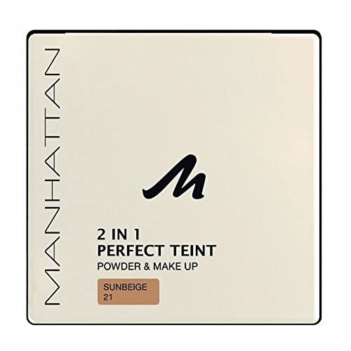 Manhattan 17358 Perfect Teint Powder und Makeup, sunbeige, 1 Stück Manhattan 17358 Perfect Teint Powder und Makeup, sunbeige, 1 Stück von Manhattan