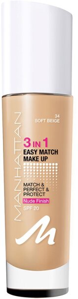 Manhattan 3in1 Easy Match Make Up 34 30 ml von Manhattan