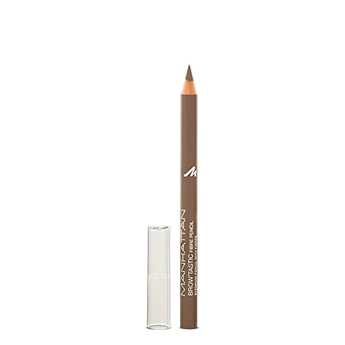 Manhattan Brow'Tastic Augenbrauenstift – Hellbrauner Eyebrow Pencil mit auffüllenden Fasern für dichter wirkende, definierte Augenbrauen – Farbe Light 001 – 1 x 1,1g von Manhattan