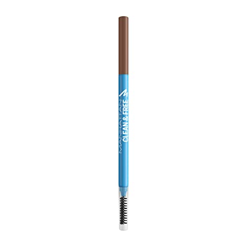 Manhattan Clean & FreeTM Brow Definer, cleaner und veganer Augenbrauenstift mit zwei Seiten, Fb. 002 Taupe von Manhattan