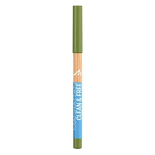 Manhattan Clean & FreeTM Eyeliner Pencil, cleaner und veganer Eyeliner-Stift, Fb. 004 Soft Orchard von Manhattan