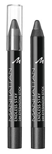Manhattan Endless Stay 24h Eyeshadow Stick, 035, Mysterious Grey, 3er Pack(3 x 3.25 ml) von Manhattan