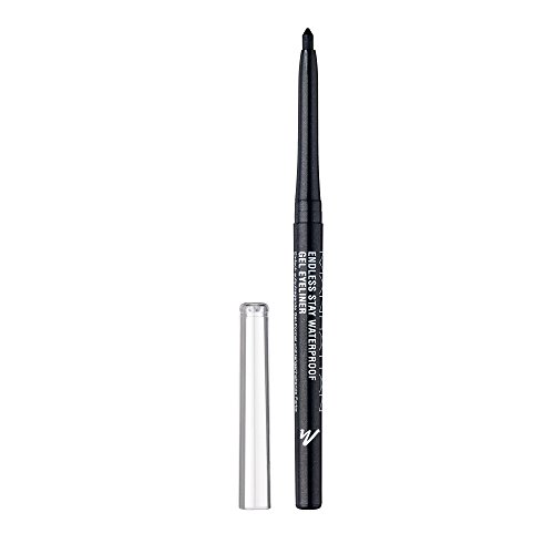 Manhattan Endless Stay Waterproof, Grauer Gel Eyeliner mit herausdrehbarer Mine ohne Anspitzen, Farbe Earl Grey 008, 1 x 2,6g von Manhattan