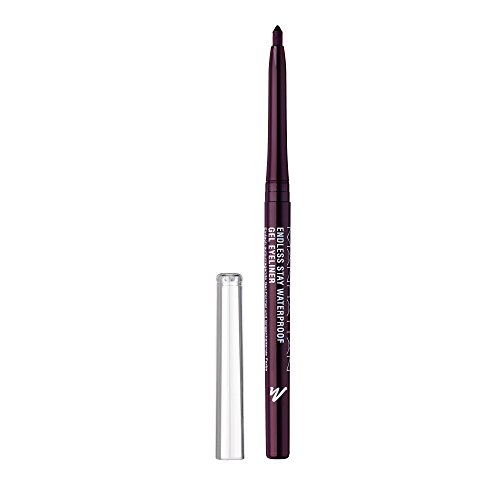 Manhattan Endless Stay Waterproof Gel Eyeliner, Lila Gel Eyeliner mit herausdrehbarer Mine ohne Anspitzen, Farbe Ripe Plum 009, 1 x 2,6g von Manhattan